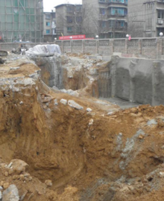贵阳承平精品仓储服务基地1、2、3楼桩基开挖工程